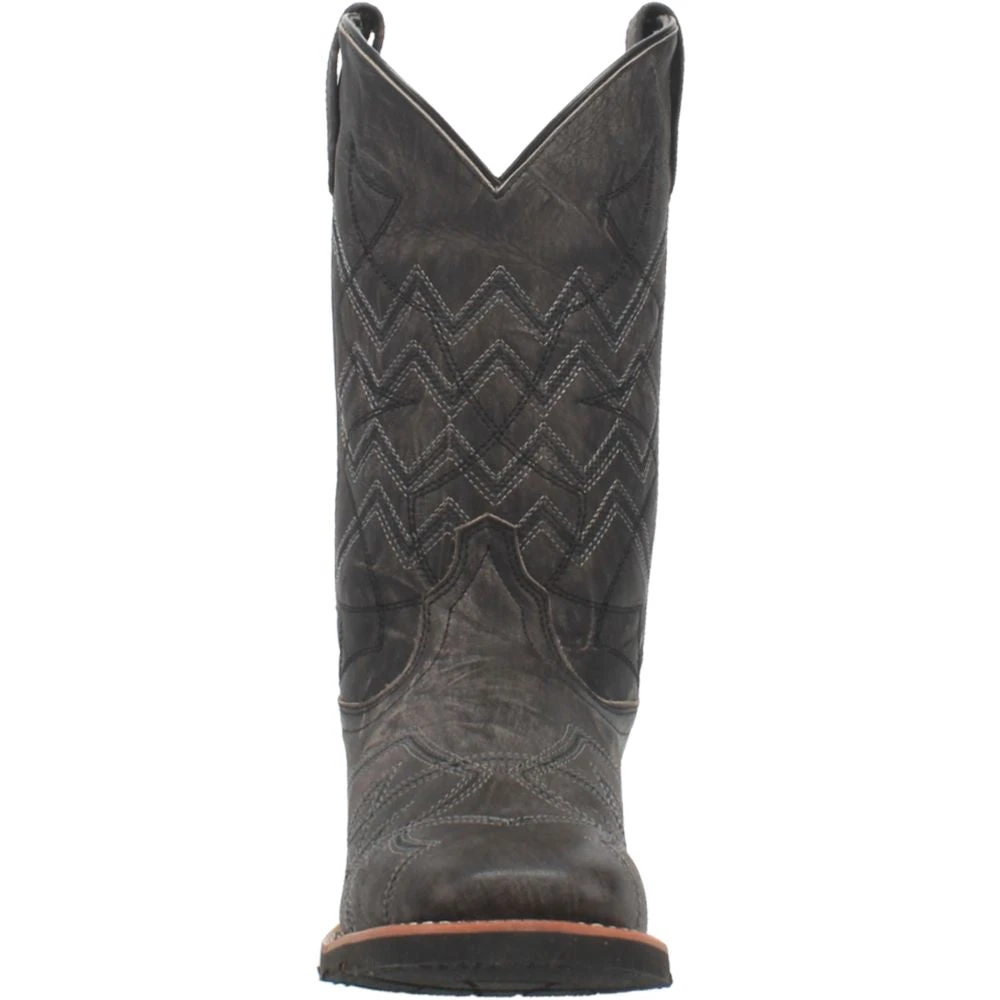 'Laredo' Men's 12" Axel Western Square Toe - Charcoal Black 4 'Laredo' Men's 12" Axel Western Square Toe - Charcoal Black - Image 4