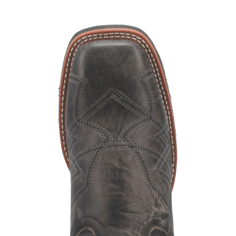'Laredo' Men's 12" Axel Western Square Toe - Charcoal Black 2 'Laredo' Men's 12" Axel Western Square Toe - Charcoal Black - Image 2