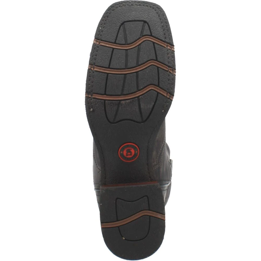 'Laredo' Men's 12" Axel Western Square Toe - Charcoal Black 3 'Laredo' Men's 12" Axel Western Square Toe - Charcoal Black - Image 3