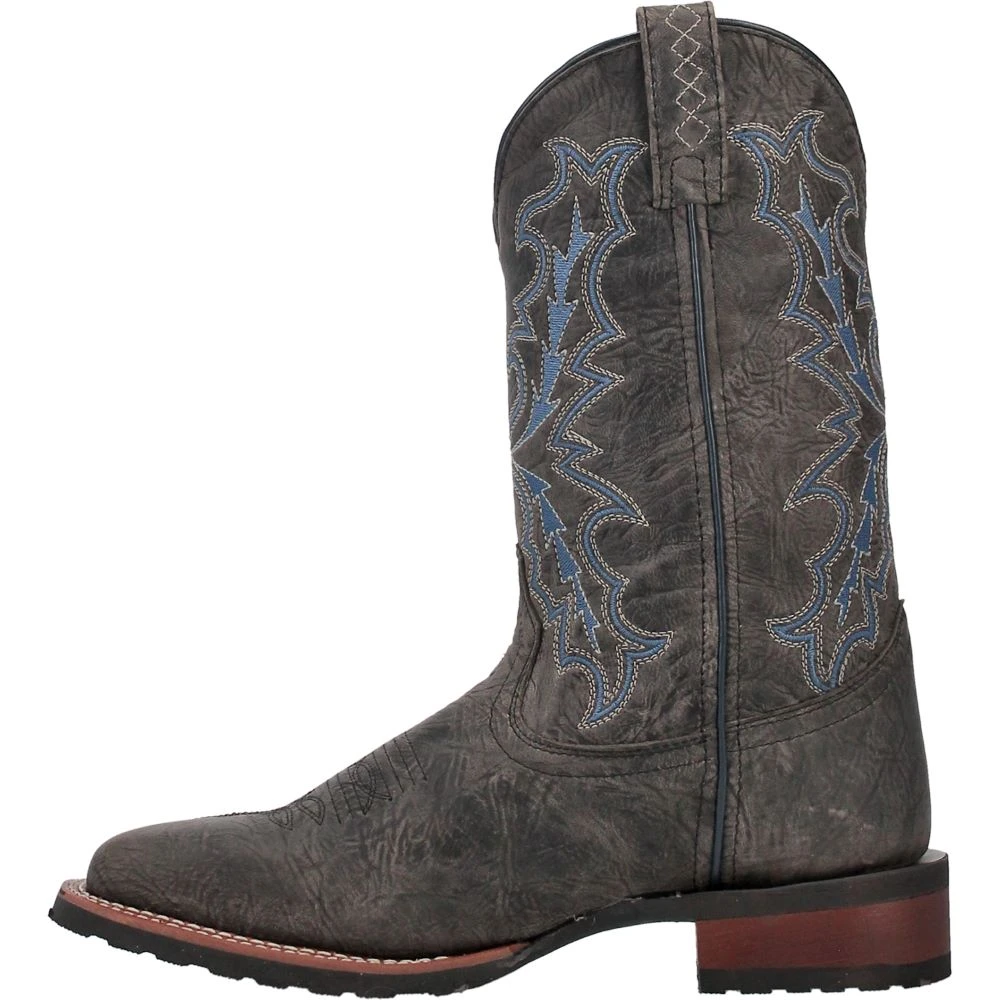 'Laredo' Men's 11" Winfield Western Square Toe - Grey 7 'Laredo' Men's 11" Winfield Western Square Toe - Grey - Image 7