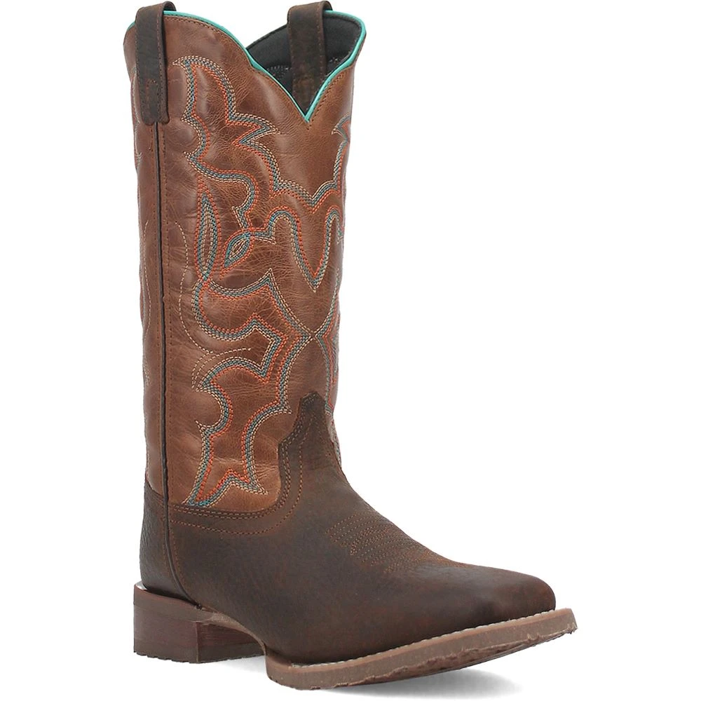 'Laredo' Men's 13" Odie Western Square Toe - Dark Brown 6 'Laredo' Men's 13" Odie Western Square Toe - Dark Brown - Image 6