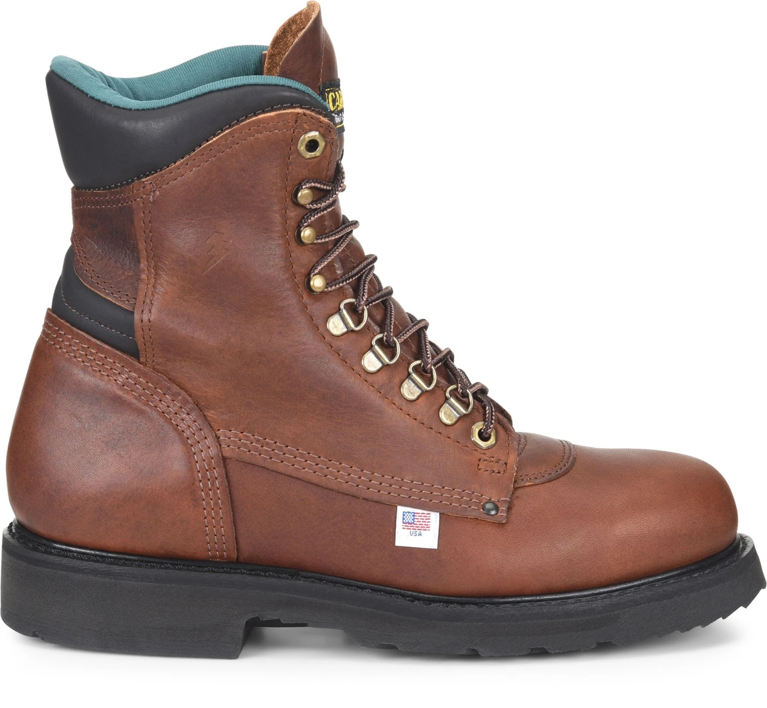 'Carolina' Men's 8" Sarge Hi EH Boot- Brown 1 'Carolina' Men's 8" Sarge Hi EH Boot- Brown