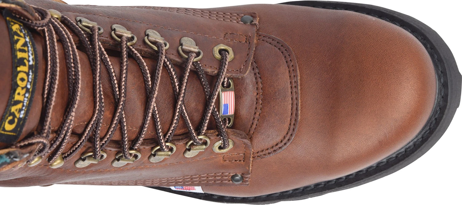 'Carolina' Men's 8" Sarge Hi EH Boot- Brown 3 'Carolina' Men's 8" Sarge Hi EH Boot- Brown - Image 3