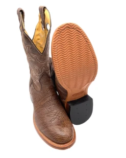 'Boulet' Men's 12" Roper Western Round Toe - Shoulder Noce Taurus / Organza Brown -Fashion Shoes 82095 1024x1024@2x