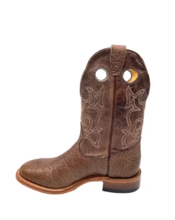 'Boulet' Men's 12" Roper Western Round Toe - Shoulder Noce Taurus / Organza Brown -Fashion Shoes 82096 1024x1024@2x
