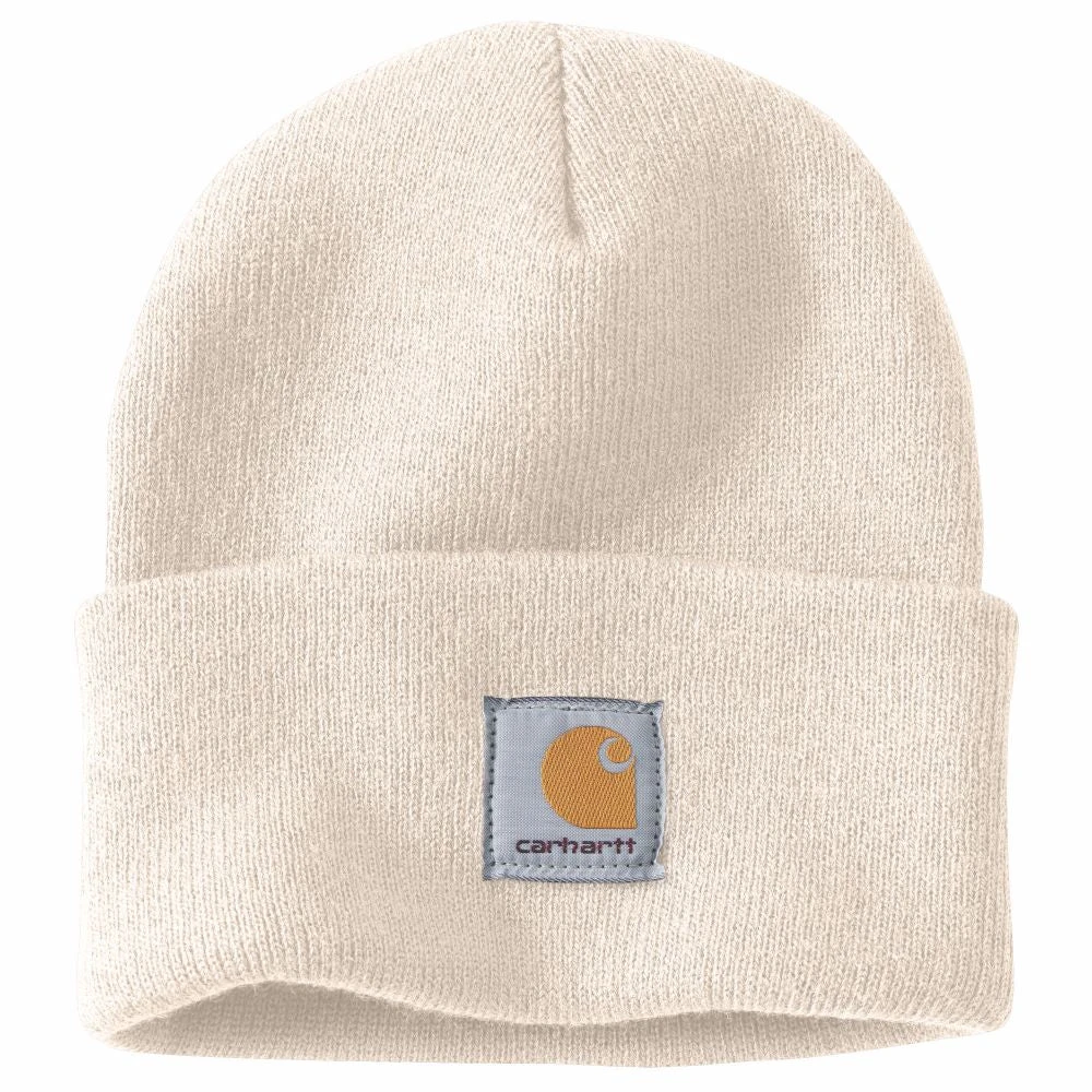 'Carhartt' Acrylic Watch Knit Hat - Winter White 1 'Carhartt' Acrylic Watch Knit Hat - Winter White