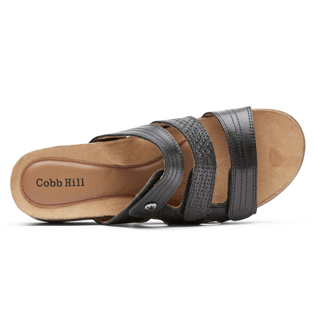 'Cobb Hill' Women's May Slide - Black 2 'Cobb Hill' Women's May Slide - Black - Image 2