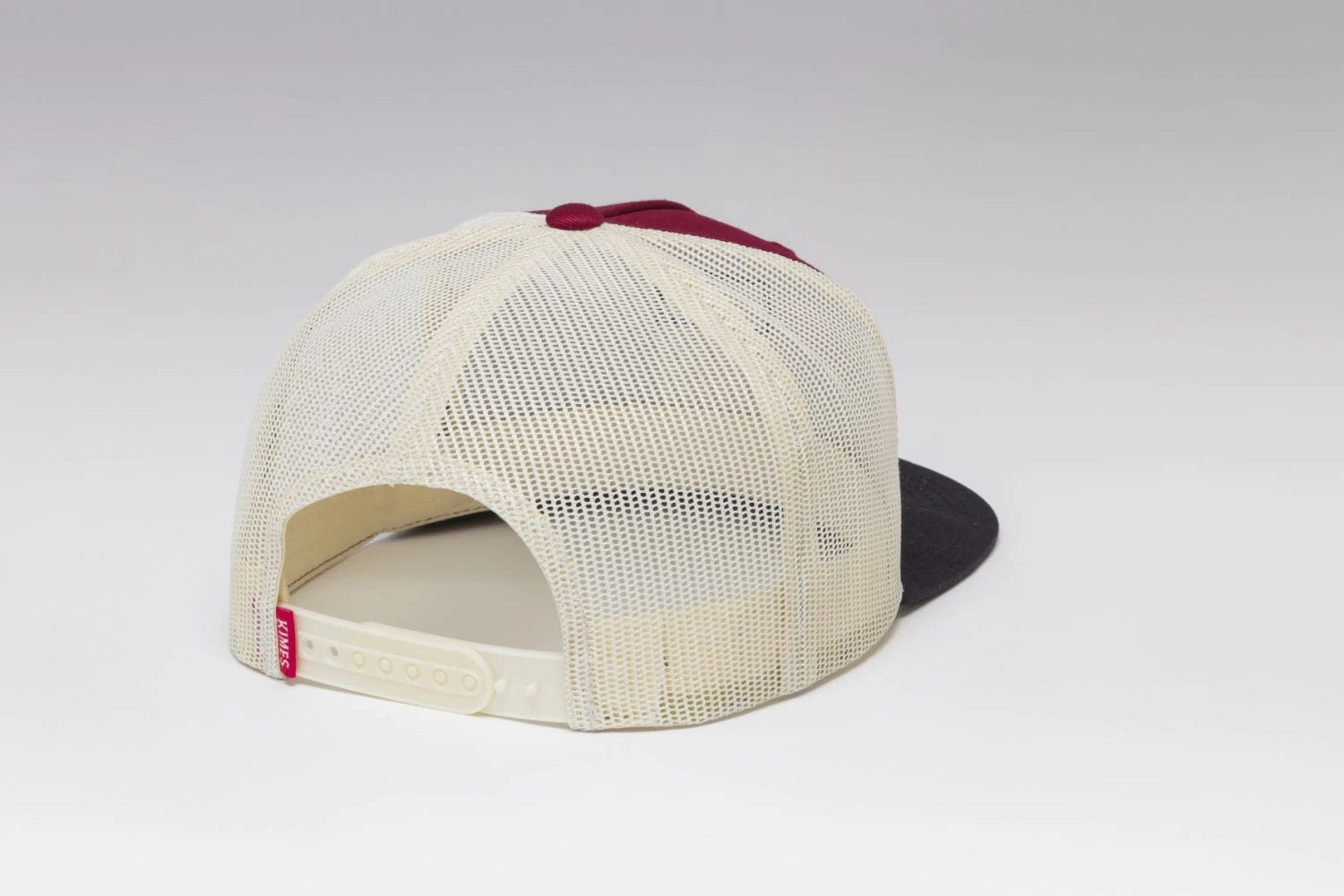 'Kimes Ranch' Men's Cody Trucker Cap - Burgundy 2 'Kimes Ranch' Men's Cody Trucker Cap - Burgundy - Image 2