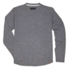 'Dakota Grizzly' Men's Lewis Waffle Crewneck - Glacier