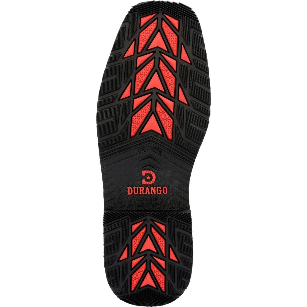 'Durango' Men's 11" WorkHorse™ Western Steel Toe - Chocoloate / Bone 3 'Durango' Men's 11" WorkHorse™ Western Steel Toe - Chocoloate / Bone - Image 3