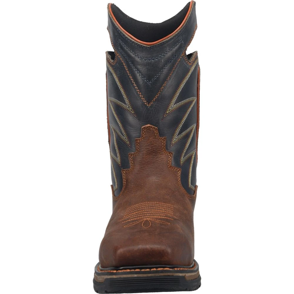 'Dan Post' Men's 11" Thunderhead EH WP Western Square Toe - Brown / Black 5 'Dan Post' Men's 11" Thunderhead EH WP Western Square Toe - Brown / Black - Image 5
