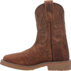 'Dan Post' Children's 8" Durant Jr. Western Square Toe - Rust Brown (Sizes 8.5C-3Y) -Fashion Shoes DPC2926 3 1024x1024@2x
