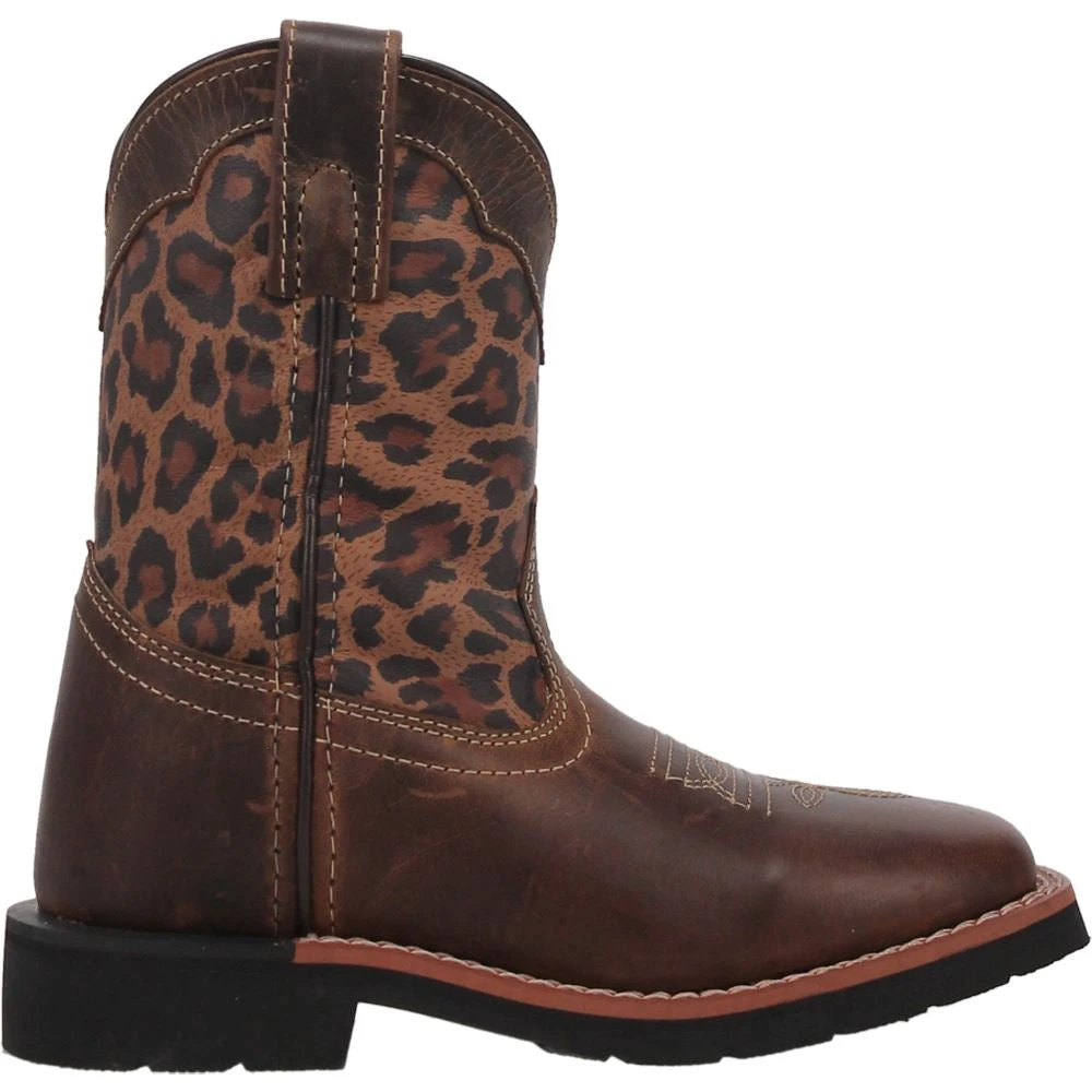 'Dan Post' Youth 9" Makucha Leopard Western Square Toe - Tan / Multi (Sizes 12C-3Y) 1 'Dan Post' Youth 9" Makucha Leopard Western Square Toe - Tan / Multi (Sizes 12C-3Y)