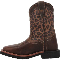 'Dan Post' Youth 9" Makucha Leopard Western Square Toe - Tan / Multi (Sizes 12C-3Y) 13 'Dan Post' Youth 9" Makucha Leopard Western Square Toe - Tan / Multi (Sizes 12C-3Y) -Fashion Shoes DPC2951 3 1024x1024@2x