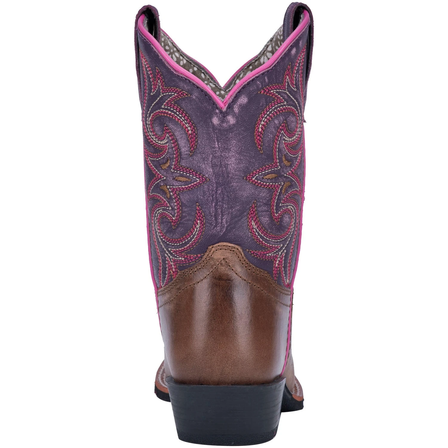 'Dan Post' Youth Majesty Leather Boot - Brown / Purple 5 'Dan Post' Youth Majesty Leather Boot - Brown / Purple - Image 5