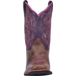 'Dan Post' Youth Majesty Leather Boot - Brown / Purple 9 'Dan Post' Youth Majesty Leather Boot - Brown / Purple -Fashion Shoes DPC3947 5 1024x1024@2x
