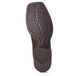 'Ariat' Men's 11" Amos Western Square Toe - Brown / Tan -Fashion Shoes F20 MNS WEST 10034045 sole 1024x1024@2x