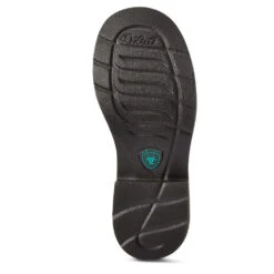 'Ariat' Youth 6" Cowpoke Fatbaby Western - Dark Brown / Turquoise -Fashion Shoes F20 YTH WEST 10034014 sole 1024x1024@2x