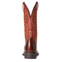 'Ariat' Men's Dynamic Western Square Toe - Crest Brown / Macaw Red 10 'Ariat' Men's Dynamic Western Square Toe - Crest Brown / Macaw Red -Fashion Shoes F21 MNS WEST 10038341 heel 1024x1024@2x