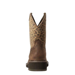 'Ariat' Women's Fatbaby Heritage - Distressed Brown / Leopard -Fashion Shoes F21 WMS WEST 10035861 heel 1024x1024@2x
