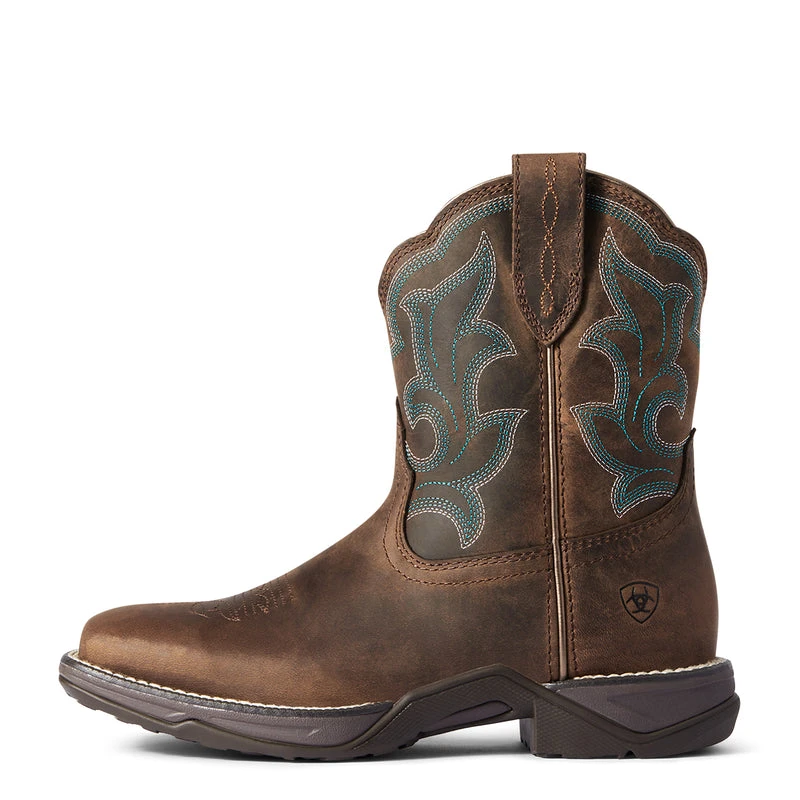 'Ariat' Women's Anthem Shortie Western Square Toe - Distressed Brown 1 'Ariat' Women's Anthem Shortie Western Square Toe - Distressed Brown