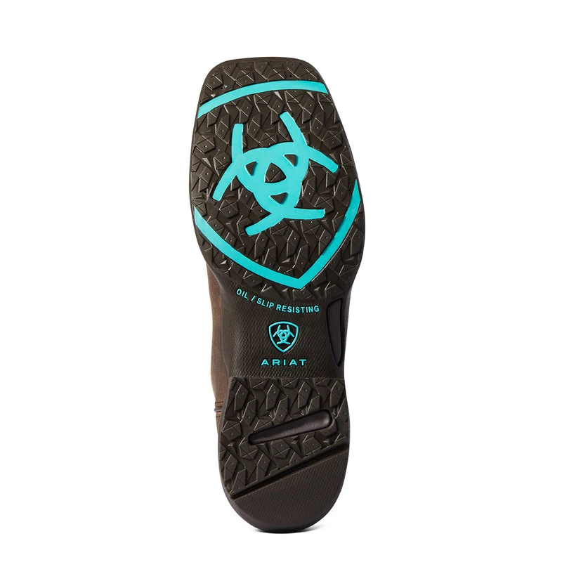 'Ariat' Women's Anthem Shortie Western Square Toe - Distressed Brown 3 'Ariat' Women's Anthem Shortie Western Square Toe - Distressed Brown - Image 3