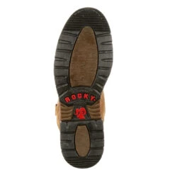 'Rocky' Men's 10" Original Ride Branson Roper WP Round Toe - Aztec Crazy Horse -Fashion Shoes FQ0002733 outsole 1024x1024@2x