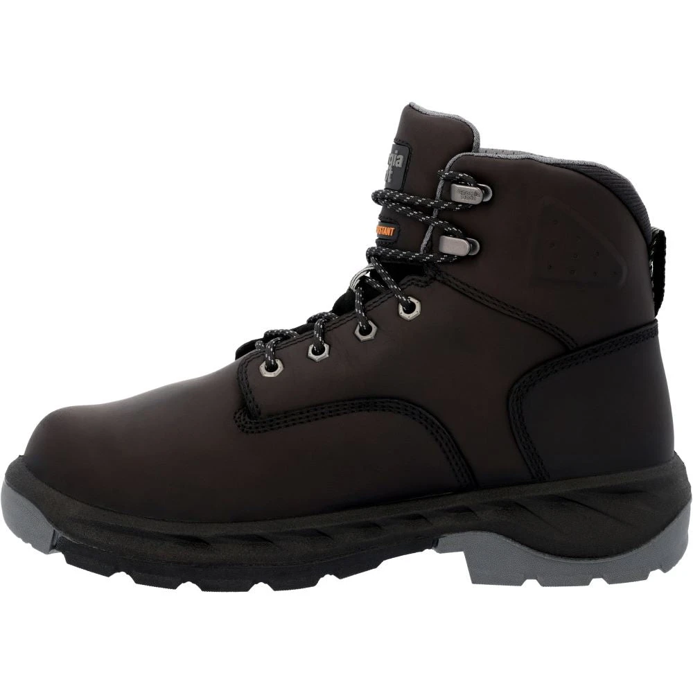 'Georgia Boot' Men's 6" OT Int. MetGuard EH WP Alloy Toe - Black 7 'Georgia Boot' Men's 6" OT Int. MetGuard EH WP Alloy Toe - Black - Image 7