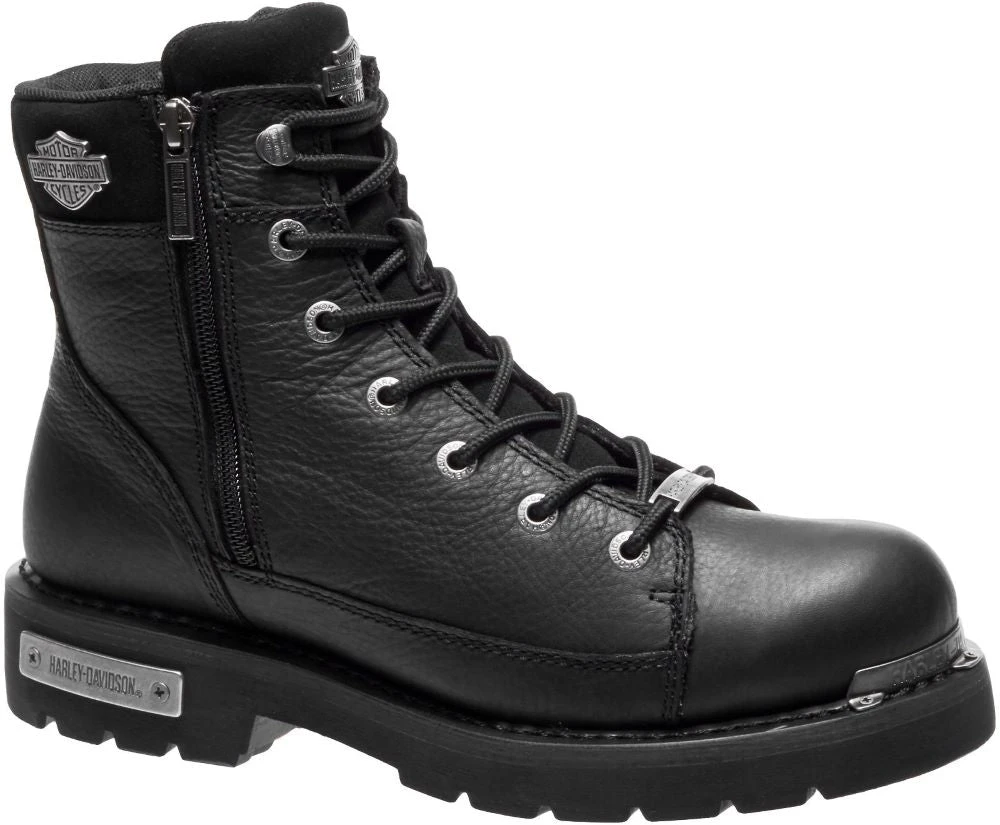 'Harley Davidson' Men's 5.75" Chipman Zip Boot - Black 1 'Harley Davidson' Men's 5.75" Chipman Zip Boot - Black