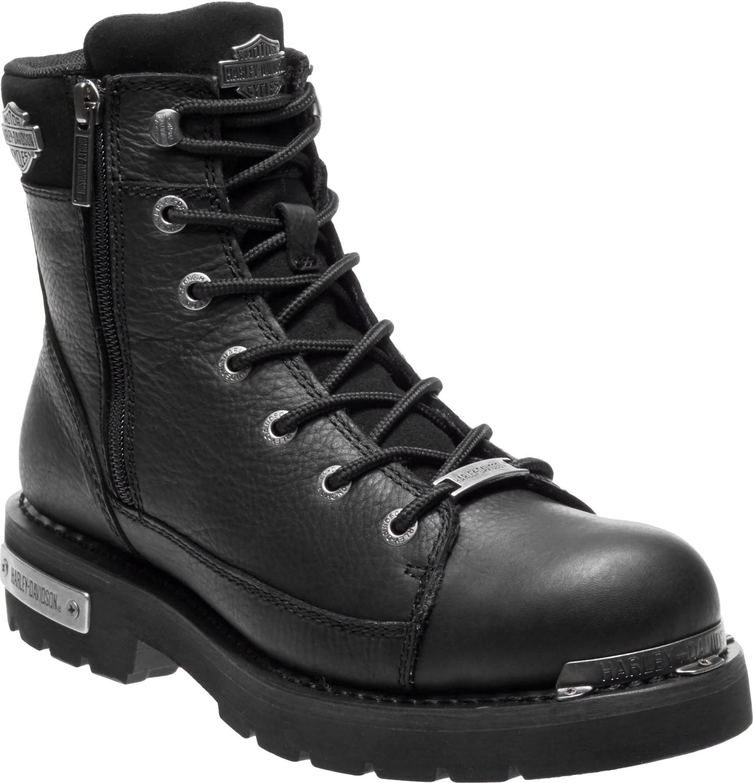 'Harley Davidson' Men's 5.75" Chipman Zip Boot - Black 2 'Harley Davidson' Men's 5.75" Chipman Zip Boot - Black - Image 2