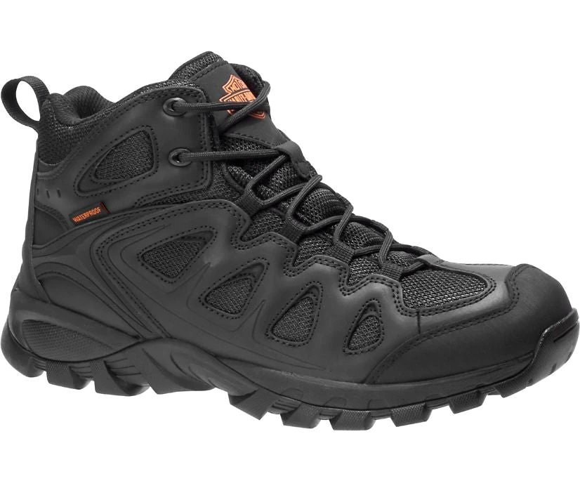 'Harley Davidson' Men's Woodridge Composite Shoe - Black 1 'Harley Davidson' Men's Woodridge Composite Shoe - Black