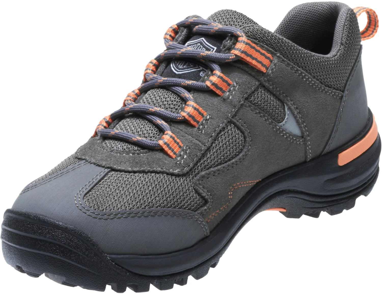 'Harley Davidson' Women's Wincrest Oxford - Grey / Light Orange 4 'Harley Davidson' Women's Wincrest Oxford - Grey / Light Orange - Image 4
