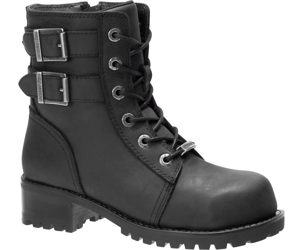 'Harley Davidson' Women's Archer Steel Toe Boot - Black 1 'Harley Davidson' Women's Archer Steel Toe Boot - Black