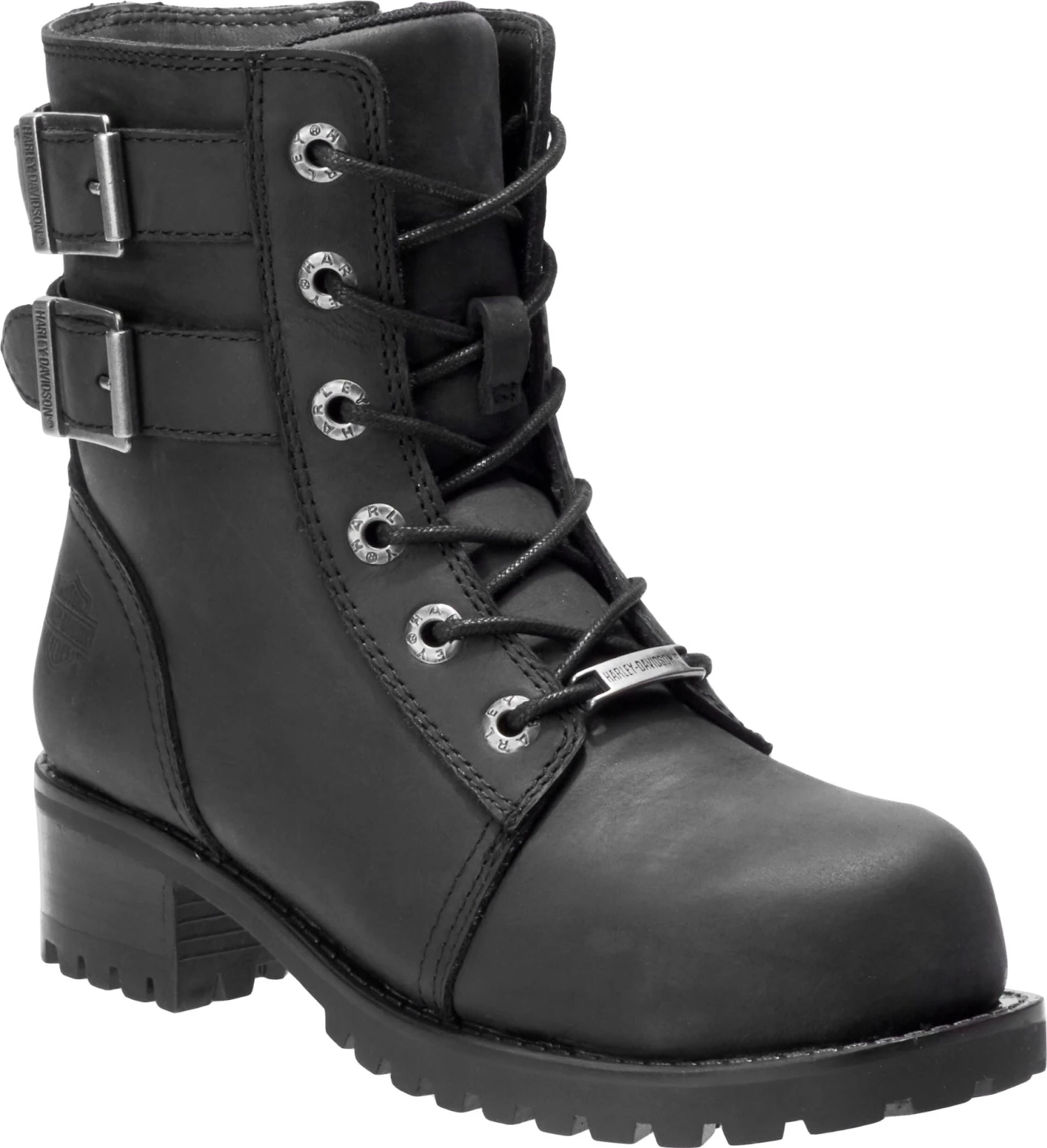 'Harley Davidson' Women's Archer Steel Toe Boot - Black 2 'Harley Davidson' Women's Archer Steel Toe Boot - Black - Image 2