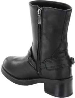 'Harley Davidson' Women's 8" Christa Harness Boot - Black -Fashion Shoes HDW D85298 080714 F15 225 1024x1024@2x