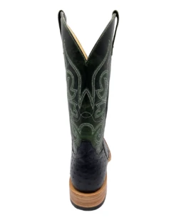'Anderson Bean' Men's 13" HorsePower Top Hand Full Quill Ostrich - Black / Emerald Explosion 10 'Anderson Bean' Men's 13" HorsePower Top Hand Full Quill Ostrich - Black / Emerald Explosion -Fashion Shoes HP80045 1024x1024@2x