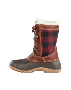 'Baffin' Women's Jasper Insulated WP Boot - Red / Black Plaid -Fashion Shoes JASPER RAF MEDIAL 1024x1024@2x