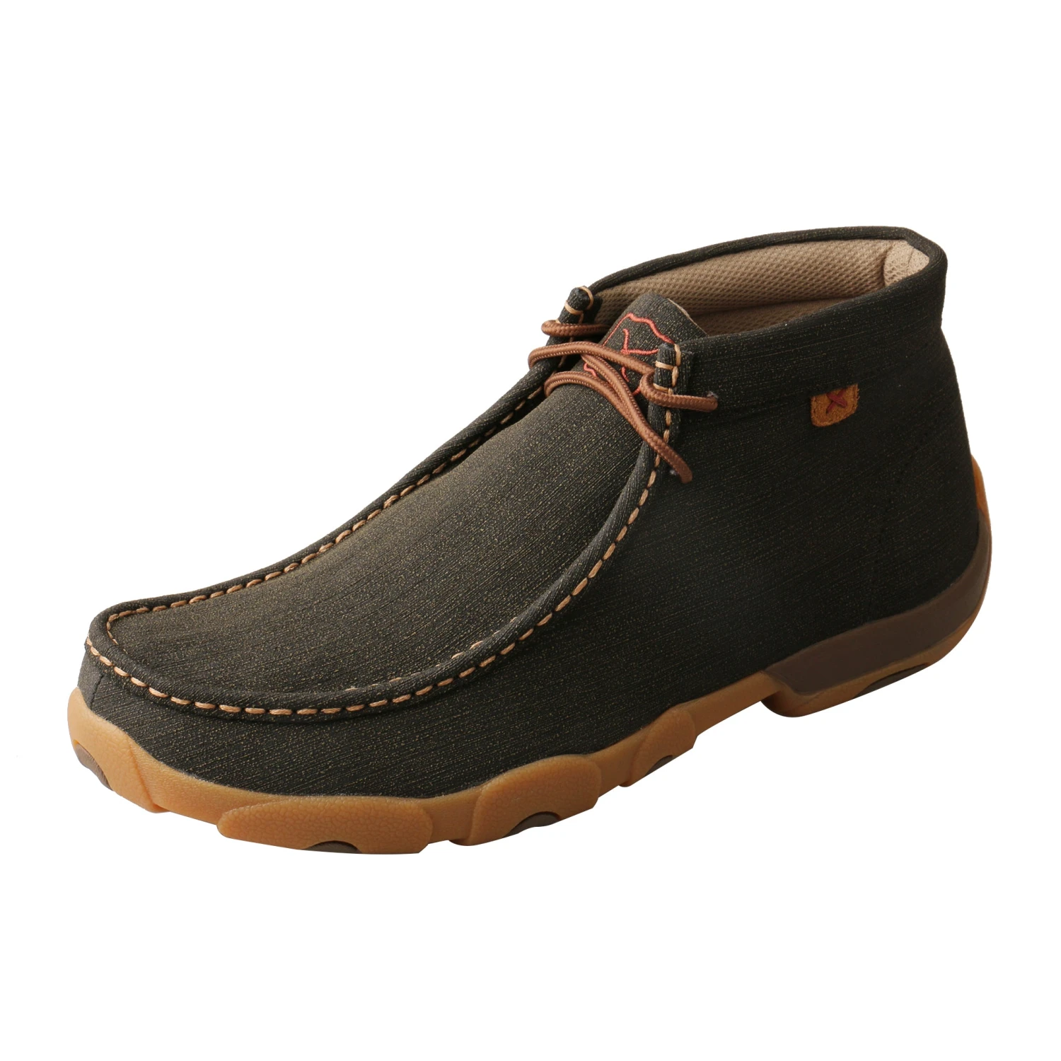 'Twisted X' Men's Chukka Driving Moc - Brown 1 'Twisted X' Men's Chukka Driving Moc - Brown