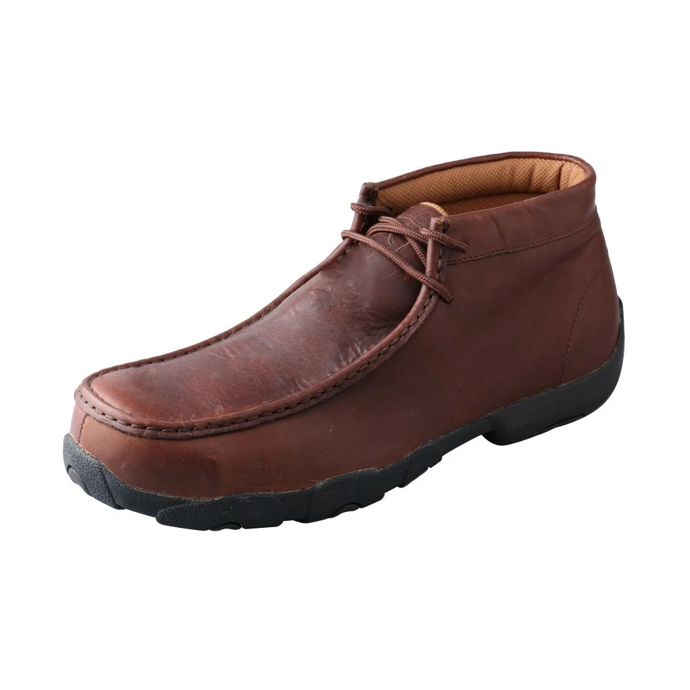'Twisted X' Men's Work Chukka Moc EH Comp Toe - Oiled Brown 1 'Twisted X' Men's Work Chukka Moc EH Comp Toe - Oiled Brown