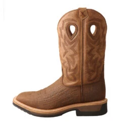 'Twisted X' Men's Lite Western WP Work - Dk. Brown / Tan 11 'Twisted X' Men's Lite Western WP Work - Dk. Brown / Tan -Fashion Shoes MLCWW05.02 1024x1024@2x