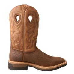'Twisted X' Men's Lite Western WP Work - Dk. Brown / Tan 10 'Twisted X' Men's Lite Western WP Work - Dk. Brown / Tan -Fashion Shoes MLCWW05.04 1024x1024@2x