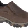 'Merrell' Men's Moab Adventure Moc - Dark Earth / Brown (Wide)