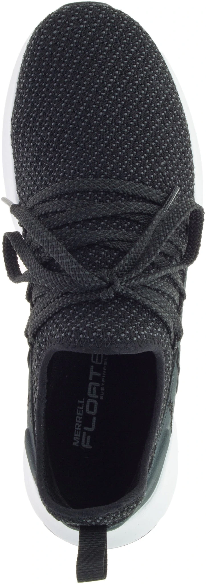 'Merrell' Women's Cloud Knit Sneaker - Black / White 2 'Merrell' Women's Cloud Knit Sneaker - Black / White - Image 2