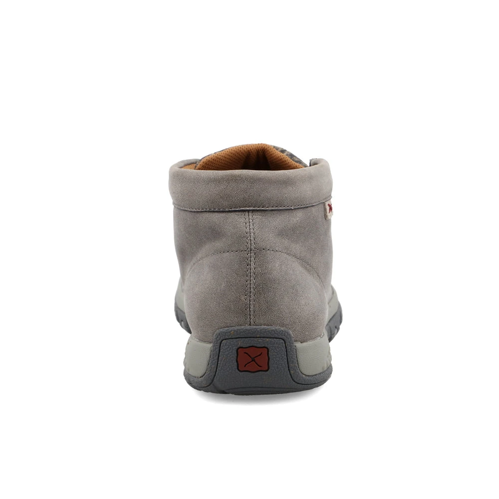 'Twisted X' Men's Chukka Driving Moc - Grey / Grey Elephant 5 'Twisted X' Men's Chukka Driving Moc - Grey / Grey Elephant - Image 5