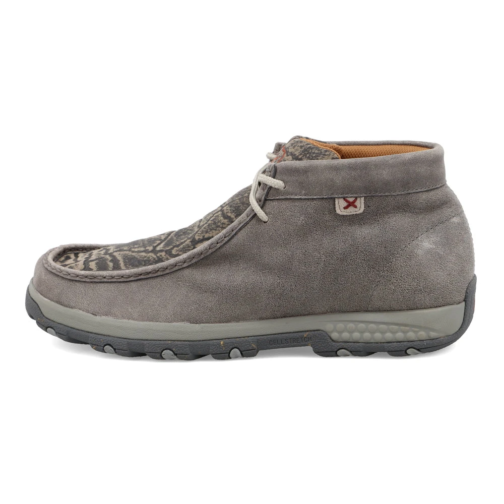 'Twisted X' Men's Chukka Driving Moc - Grey / Grey Elephant 7 'Twisted X' Men's Chukka Driving Moc - Grey / Grey Elephant - Image 7