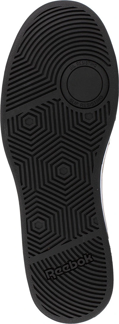 'Reebok' Men's Club MemoryTech ESD Comp Toe - Black / White 2 'Reebok' Men's Club MemoryTech ESD Comp Toe - Black / White - Image 2