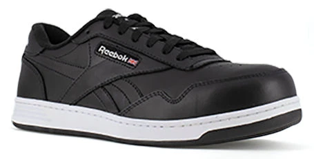 'Reebok' Men's Club MemoryTech ESD Comp Toe - Black / White 1 'Reebok' Men's Club MemoryTech ESD Comp Toe - Black / White