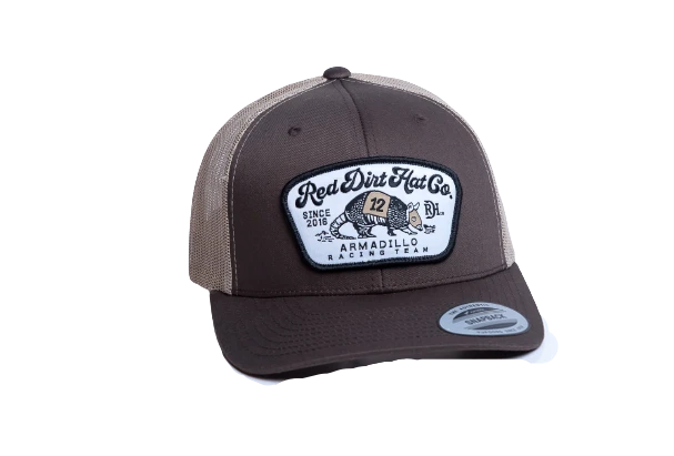 'Red Dirt Hat Company' Dos Armadillo Cap - Brown / Khaki 1 'Red Dirt Hat Company' Dos Armadillo Cap - Brown / Khaki