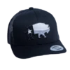 'Red Dirt Hat Company' Men's Texas Buffalo Greyscale Cap - Black