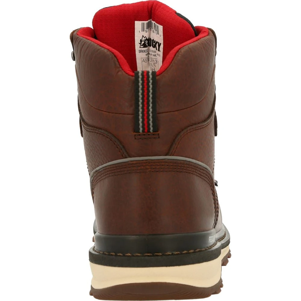 'Rocky'' Men's 6" Rams Horn EH WP Comp Toe Wedge - Brown 5 'Rocky'' Men's 6" Rams Horn EH WP Comp Toe Wedge - Brown - Image 5